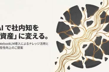 NotebookLMで生産性向上サムネイル